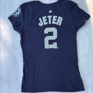 NY Yankees Derek Jeter Graphic T-Shirt in Navy